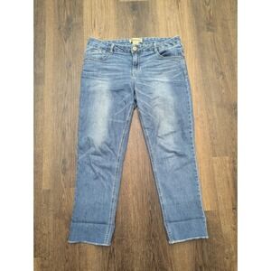 Democracy Flexellent Jeans Womens 10 Blue Medium Wash Ankle‎ Cropped Denim